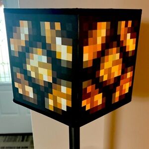 Bedside lamp, Minecraft theme
